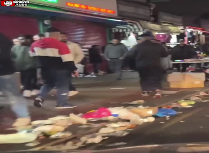 Video :A visitor to London is horrified by the condition of a street